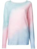 rainbow gradient knitted jumper