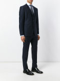 pinstripe two-piece suit