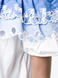 embroidered off shoulder top