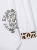 sequin logo shirt