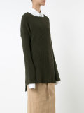 ribbed detail jumper 