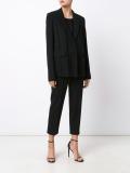 lace panel blazer