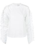 frilled sweatshirt 