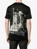 placed printed t-shirt