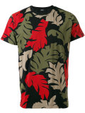 leaf print T-shirt 