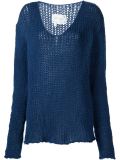 'V-Neck Fisherman'上衣