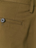 flannel slim trousers