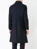 notched lapel double-breasted coat