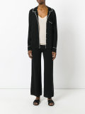 contrast trim knitted pyjama trousers