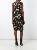 jewel print cocktail dress