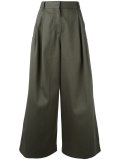 high-waisted palazzo pants