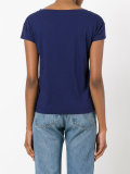 ticker print T-shirt