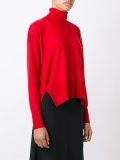 slit detail knitted jumper
