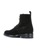 short zip army boots