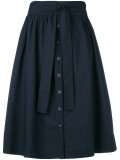 pleated full skirt