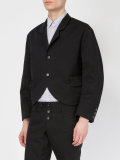 cropped button front jacket