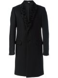 lamb fur lapel overcoat