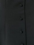 buttoned pouf dress