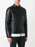 banded collar jacket