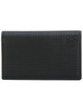embossed logo purse