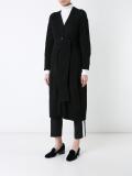 long belt waist cardigan