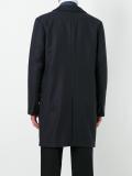 peaked lapels mid coat