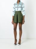 checked print shirt