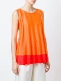 ruffled ribbed effect tank top