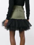 tulle hem skirt