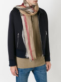 check print scarf