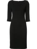 boatneck fitted dress