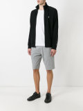 logo embroidered zipped sweatshirt