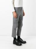 cropped tapered trousers