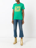football print T-shirt