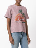 sunset print T-shirt