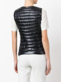 collarless gilet