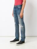 ripped detail jeans