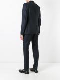 dot patterned suit