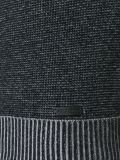 contrast ribbed sweater