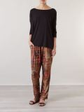 printed trousers