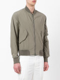 flap pocket bomber jacket 