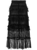 lace ruffle net skirt 
