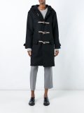 hooded duffle coat