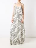 printed maxi dress