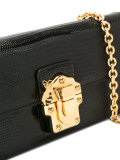 gold buckle clutch bag