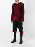 striped intarsia jumper