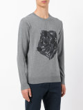 fox print sweatshirt