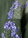 花卉缝饰套头衫