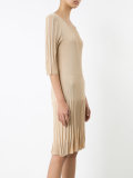 drop waist long-sleeve dress