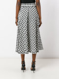 checked skirt 